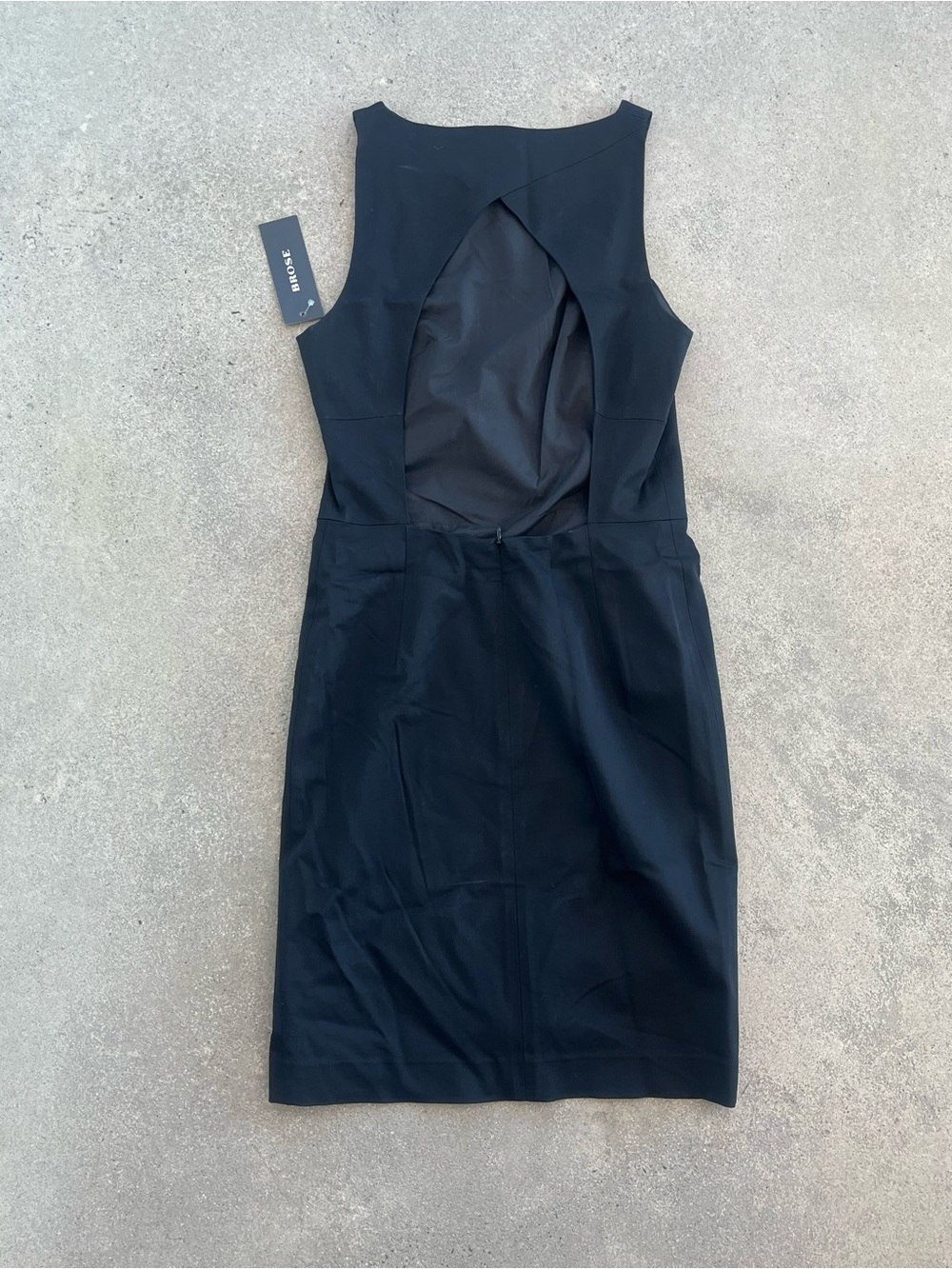 Brose “Sylvia” Black Sheath Dress | Canadian Designer | NWT | Size M - Picture 3 of 6